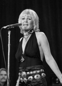 #BB2173, Bonnie Bramlett at a recording session for ABC World of Entertainment TV show "In Concert", December 7, 1973 at the Santa Monica Civic Auditorium, Santa Monica California