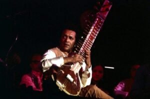 #RS190 Ravi Shankar, L.A. Forum, Nov 11, 1974, performing with George Harrison